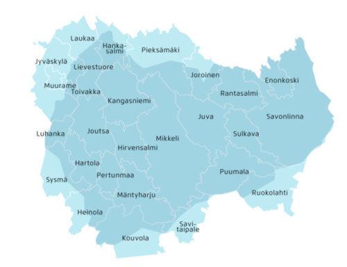 Järvi-Suomen Energian verkkoalue