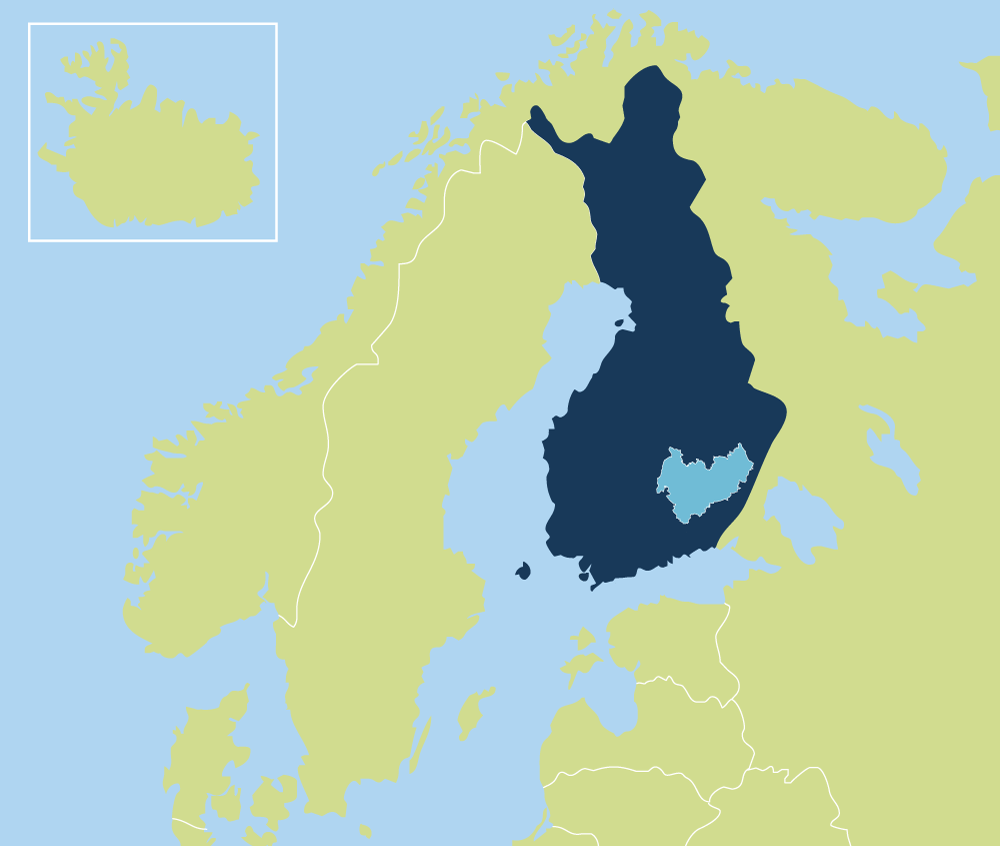 Map of Finland